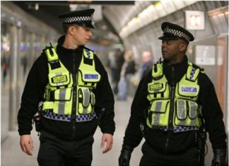 Crime in UK falls despite police strength cut