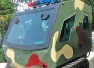 Bomb proof vehicles that can climb