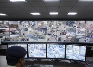 New control room monitors Ahmedabad CCTV footage
