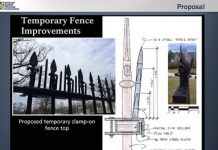 Second layer of steel spikes to be added to White House fence