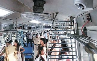 Western Railway installs first CCTV system inside local train