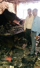 Fire mishap in APSA India Secretariat Office