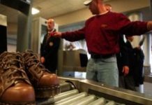 Flyers made to remove shoes, belts at airports