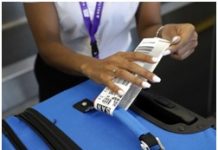 Delhi airport to stamp cabin bag tags again as trial run fails to save time