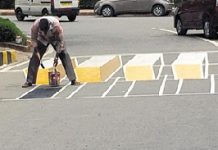 Optical illusion: 3D crossings around India Gate will keep speeding motorists in check