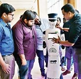 ‘Robocop’ reports for duty in Hyderabad