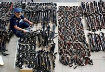 Philippine Police seizes 536 guns in crackdown on security firms