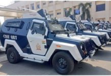 CISF deploys 6 Mahindra Marksman Armoured Personnel Carriers at Delhi International Airport