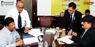 CAPSI signs MoU with Sardar Patel University of Police, SPUP
