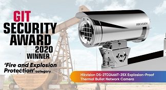 Hikvision Smart thermal camera winner in Fire and Explosion category of GIT Security Award 2020