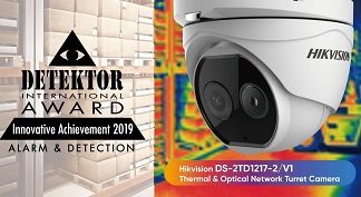 Hikvision wins prestigious innovative achievement award for its Thermal and Optical Network camera