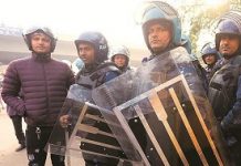 Shield that emits shock new part of force’s anti-riot gear