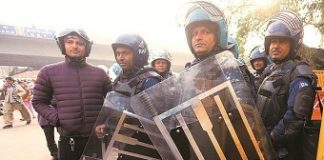 Shield that emits shock new part of force’s anti-riot gear