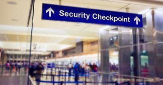 New technology measures distance between travelers in airport security lines