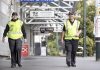 NZ airport security guards patrol the streets as work dries up