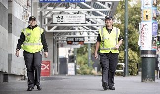 NZ airport security guards patrol the streets as work dries up