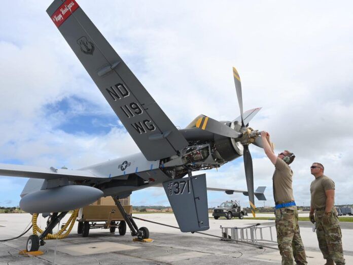 MQ-9 pre- flight checks