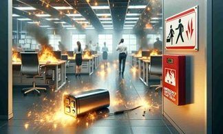 85% of organisations have no fire risk assessment for Lithium-ion battery devices on site