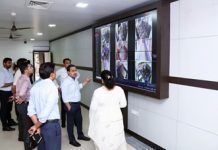 MBMC sets up Integrated Control & Command Unit to monitor live feed from CCTV cameras installed in municipal schools