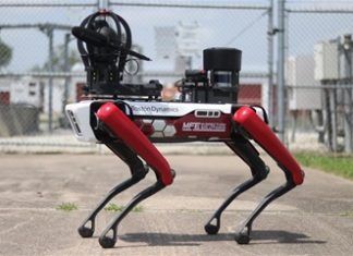 Boston Dynamics’ Spot Robot Dog outfitted with Blackline Safety Gas Detector