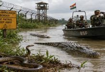 BSF divided over proposal to deploy crocodiles, snakes on India-Bangladesh border