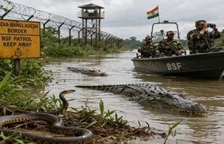 BSF divided over proposal to deploy crocodiles, snakes on India-Bangladesh border