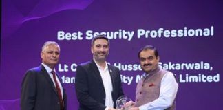 Dr Sakerwala named Best security Professional by Adani Group