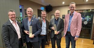 Gallagher Security celebrates 35 years of outstanding service from Steve Bell and Ian Meadows