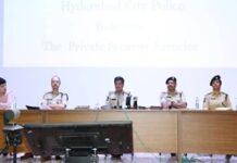 Hyderabad top cop conducts meeting with security agencies