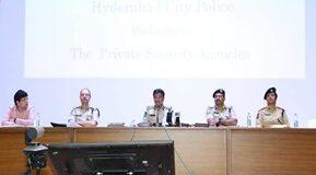 Hyderabad top cop conducts meeting with security agencies