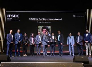 GB Singh was honoured with the Lifetime Achievement Award at the IFSEC India Awards: ‘Guardians of Breach: Recognizing Excellence In Security’.