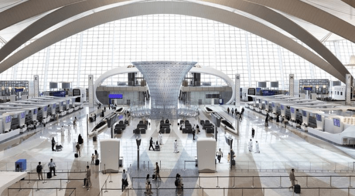 You may soon be able to board flights at Abu Dhabi airport without a passport and ticket