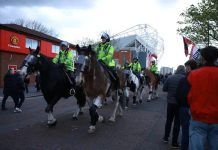 Police call on English football clubs to ease security burden on taxpayers
