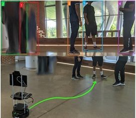 Scientists build robot that uses CCTV cameras to determine if people are following social distancing rules