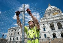 Security fence to return to Minnesota State Capitol