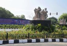 Security Guards for fountains, statues put up for G20 in Delhi: Officer