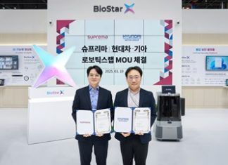 Suprema Signs MOU with Hyundai Motor Group to Pioneer AI-based Robot-Friendly Building Security