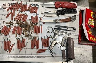 TSA officers at LAX discover surprising number of prohibited items in traveler’s carry-on