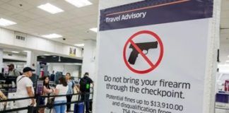 TSA detecting more than 18 firearms per day at airport security checkpoints, 93 percent loaded