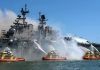 US Navy needs to improve fire safety enforcement on ships, watchdog warns